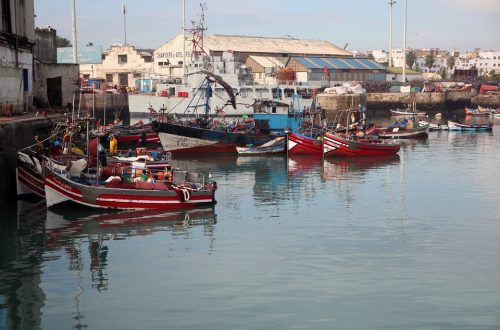 Morocco Casablanca Boat Port Maritime Workshops